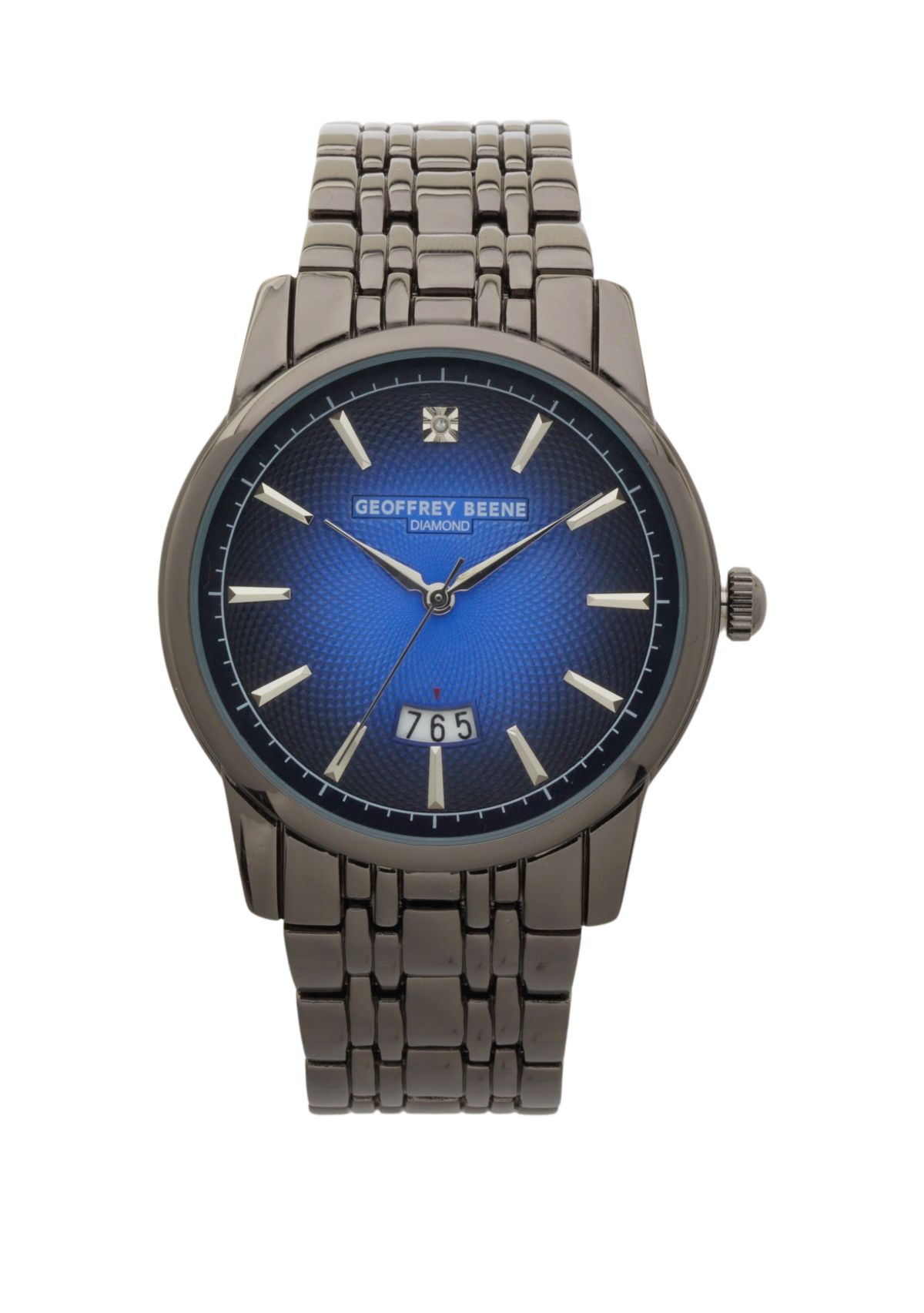 Blue Dial Diamond Date Bracelet Watch