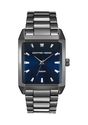Geoffrey Beene Men's Navy Black Analog Watch