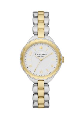 Kate Spade New York Women's Morningside Three Hand Two Tone Stainless Steel Watch -  0796483567306