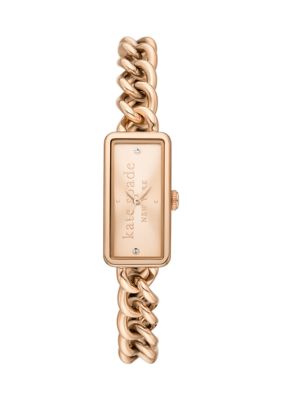Kate Spade New York Women's Rosedale Three Hand Rose Gold Tone Stainless Steel Watch