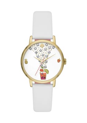 kate spade new york® White and Gold Multi Colored Leather  display picture 1