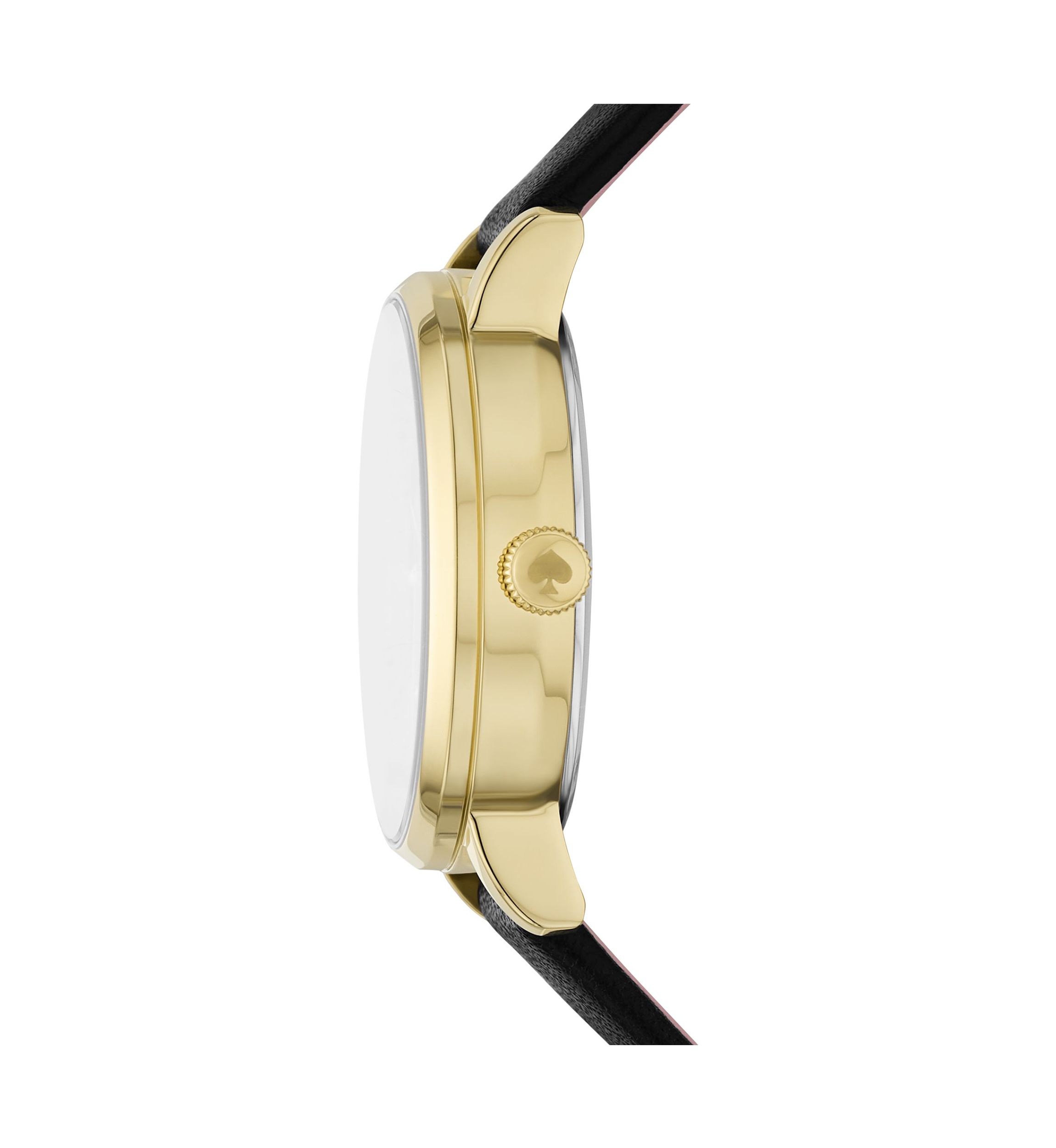 Cat Black Leather Watch 