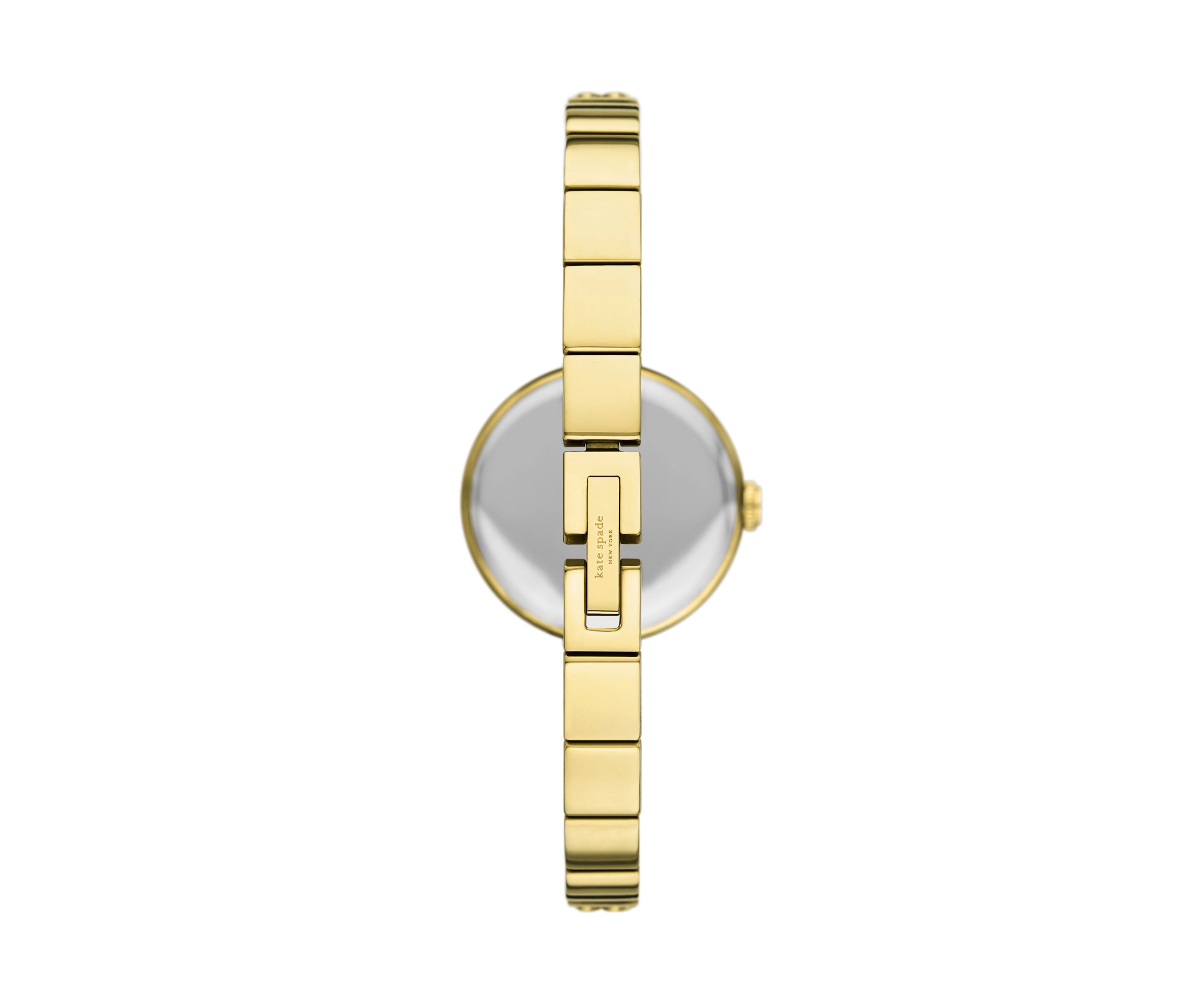 Gold Tone Small Crystal Watch