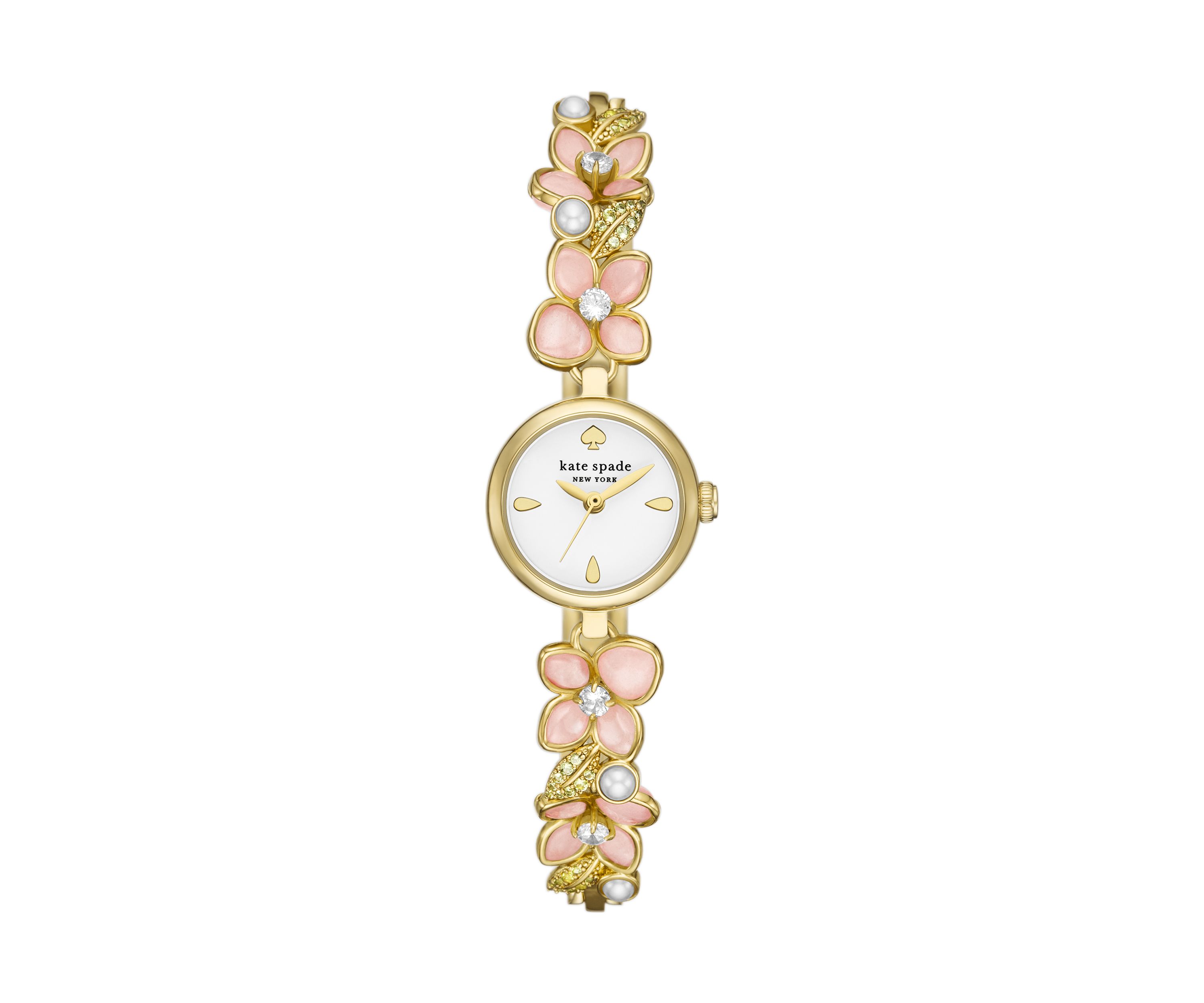 Pink Floral Monroe Bracelet Watch