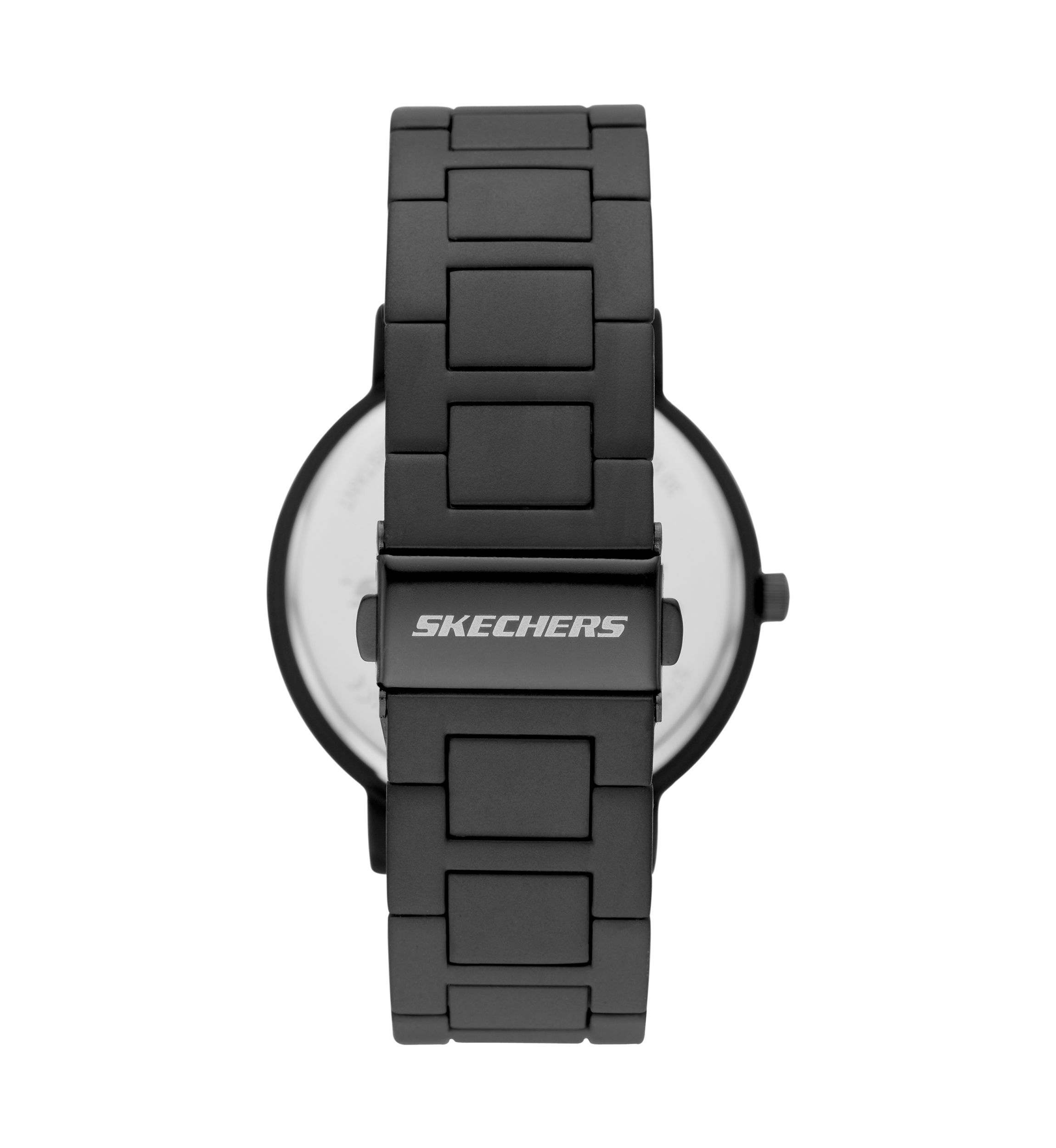 Ardmore 46 Millimeter Quartz Analog Watch with Metal Case and Bracelet, Black