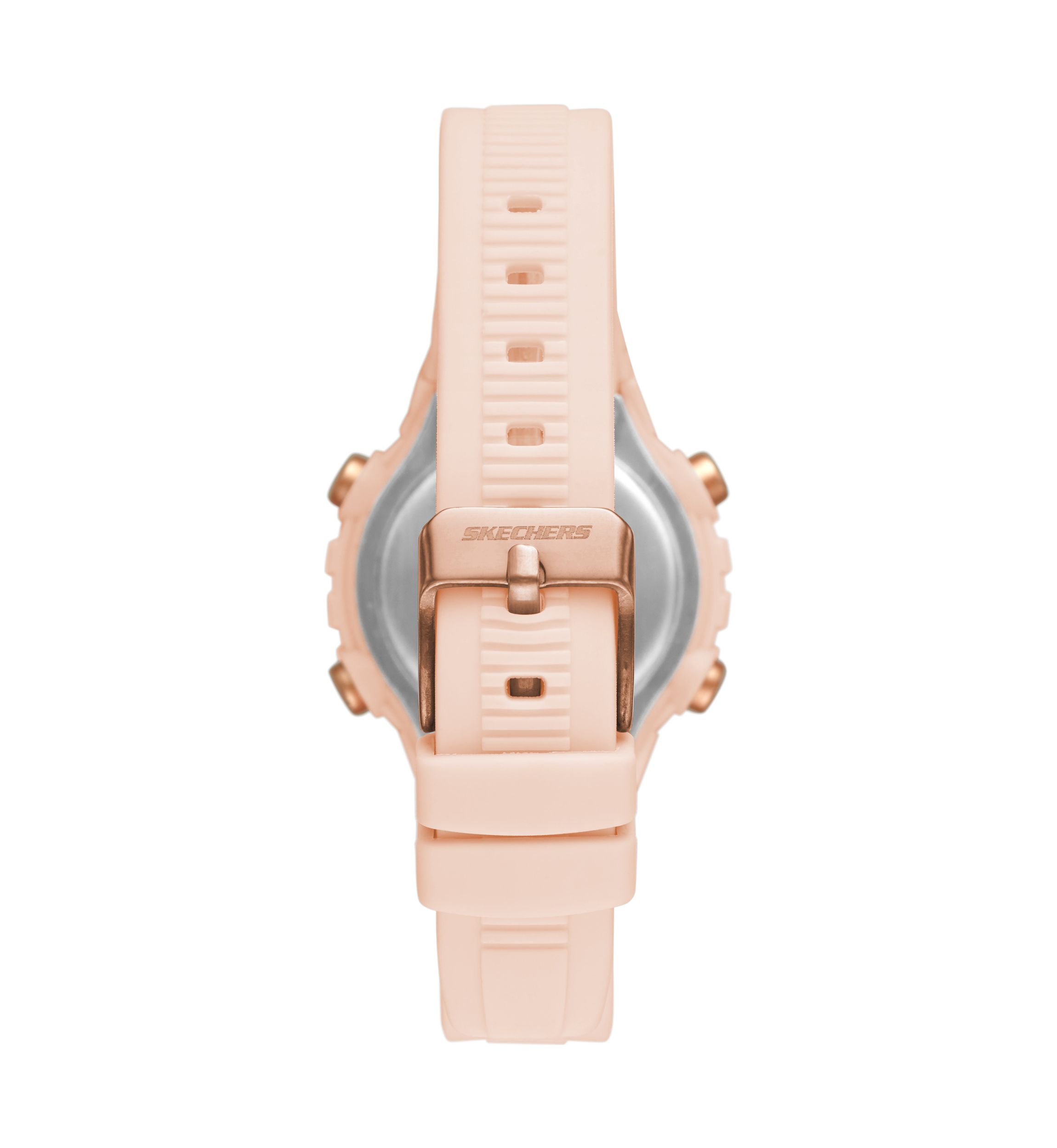 Truro Digital Blush Plastic Watch