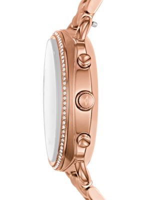 fossil q accomplice rose gold