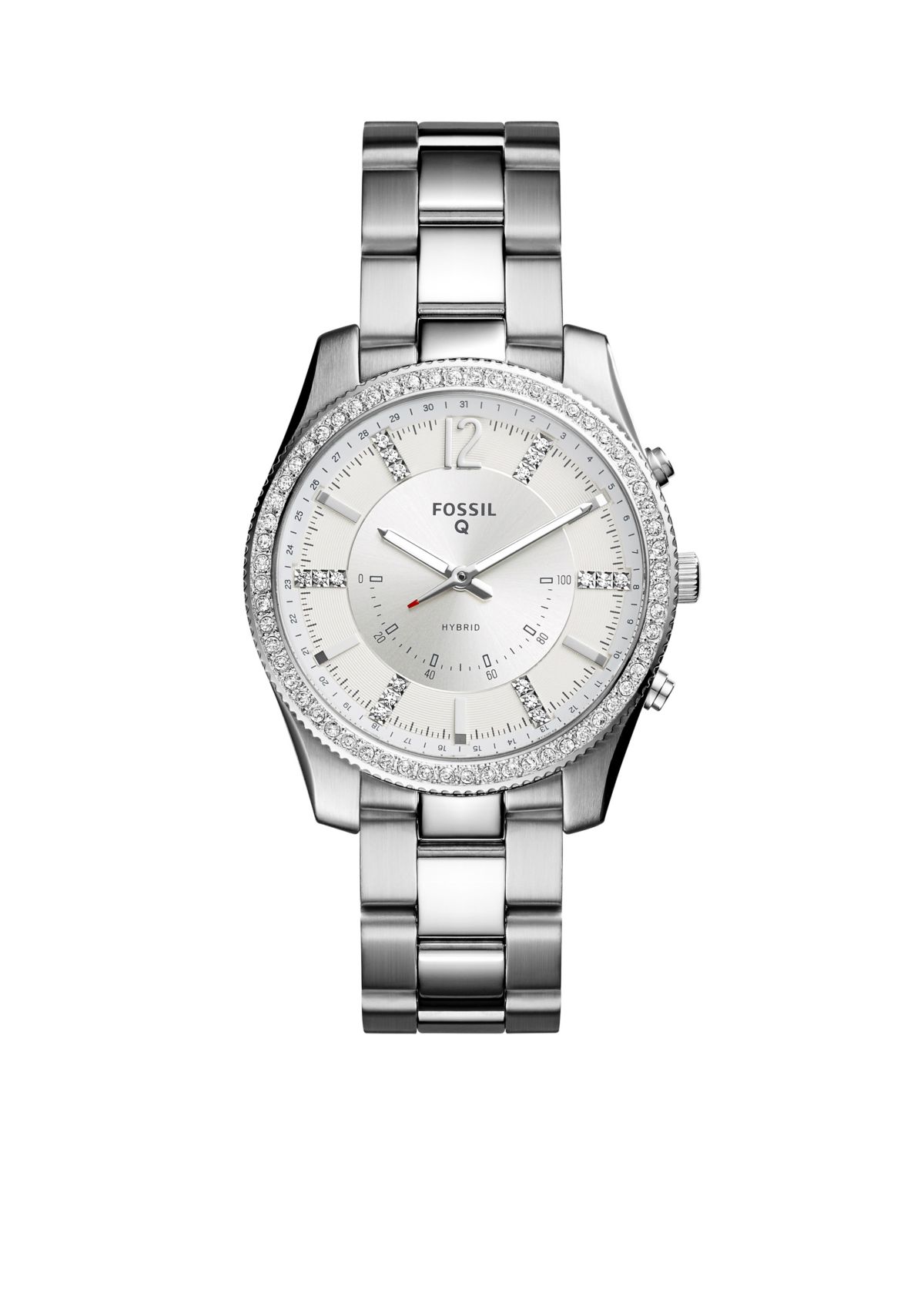Womens Stainless Steel Q Scarlette Hybrid Smartwatch