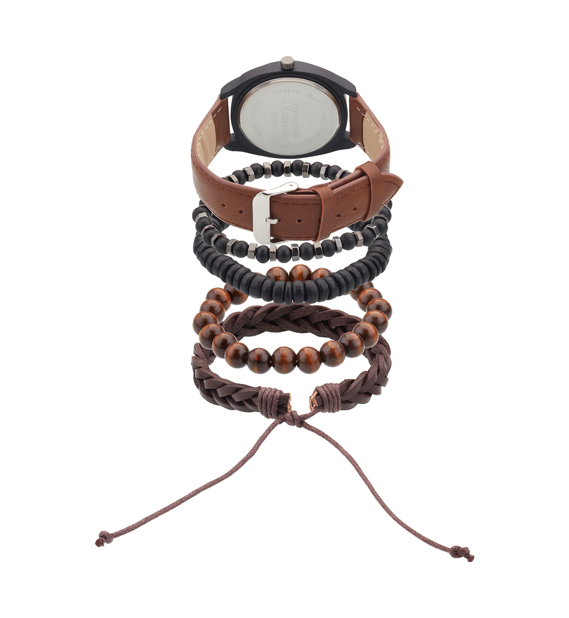 Watch and Stackable Bracelet Set