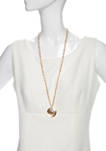 Gold Tone Long Necklace