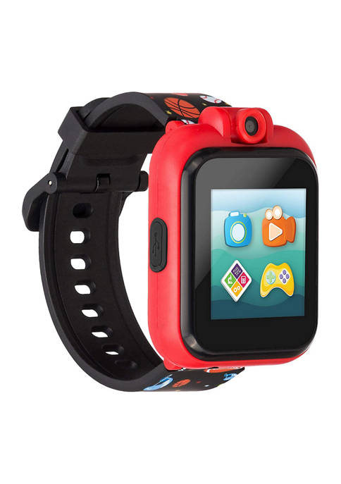 iTouch PlayZoom 2 Kids Smartwatch: Black Sports Print