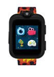 PlayZoom Smartwatch For Kids: Black with Flames Print