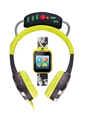 Playzoom Kids Smartwatch & Headphones Bundle Stem Learning, Green, 42 Mm -  0194866735999