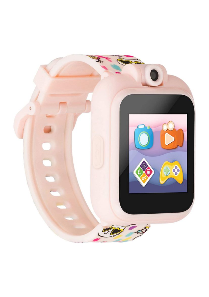 PlayZoom 2 Kids Smartwatch: Blush Cat Print