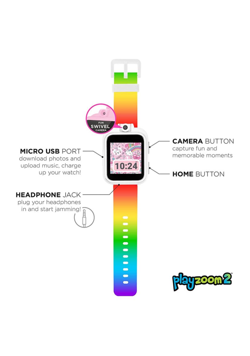 PlayZoom 2 Kids Smartwatch: Rainbow Print