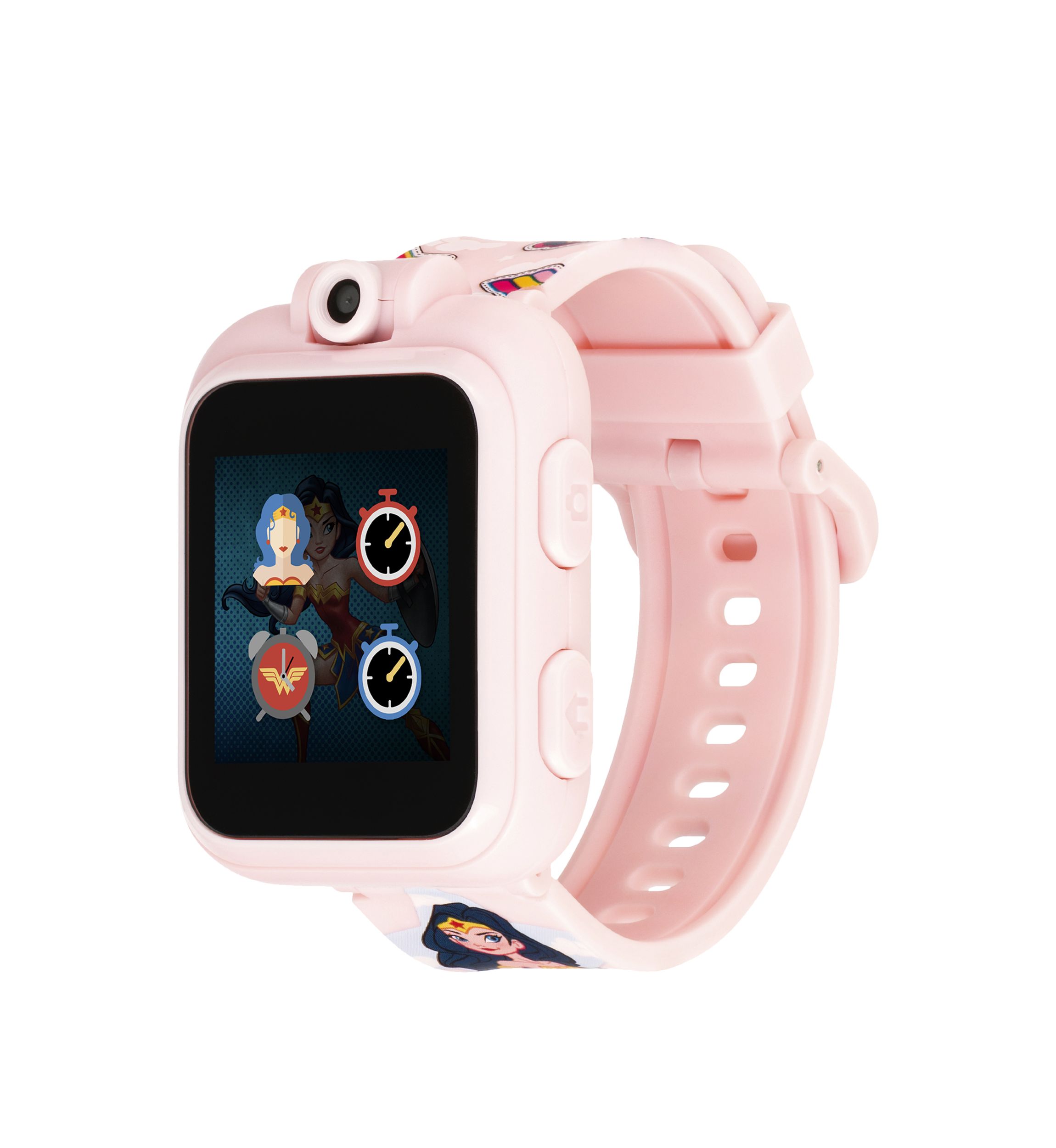 PlayZoom DC Comics Smartwatch- Blush Wonder Woman