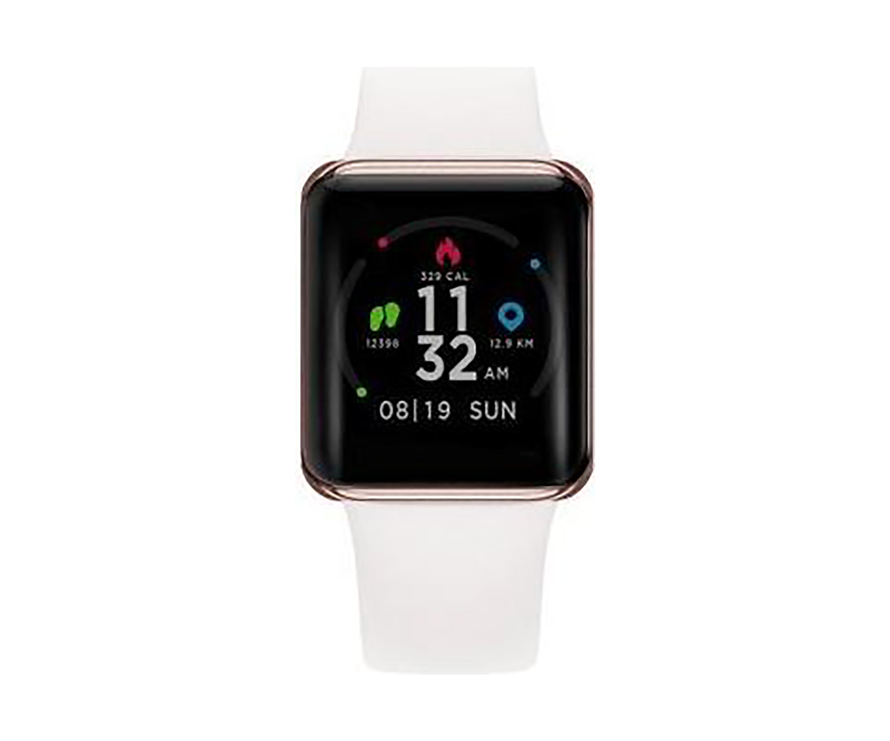 Air Special Edition Smartwatch: Rose Gold Case and White Strap