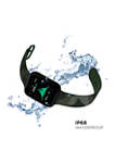 iTouch Sport 3 Touchscreen Smartwatch for Men and Women: Black Case with Green Camo Strap