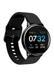 iTouch Sport 3 Touchscreen Smartwatch for Men and Women: Black Case with Black Strap