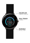 iTouch Sport 3 Touchscreen Smartwatch for Men and Women: Black Case with Black Strap