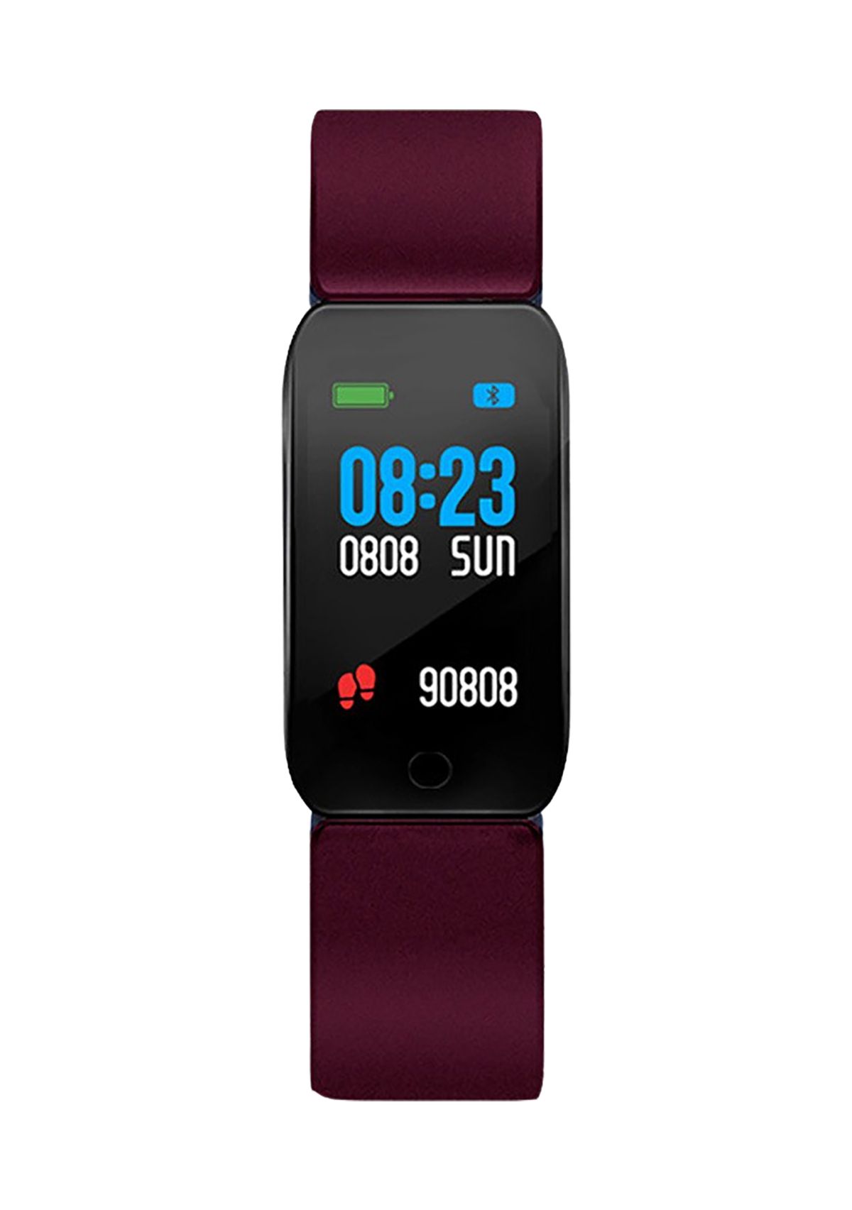 Active Touchscreen Fitness Tracker for Men and Women: Burgundy