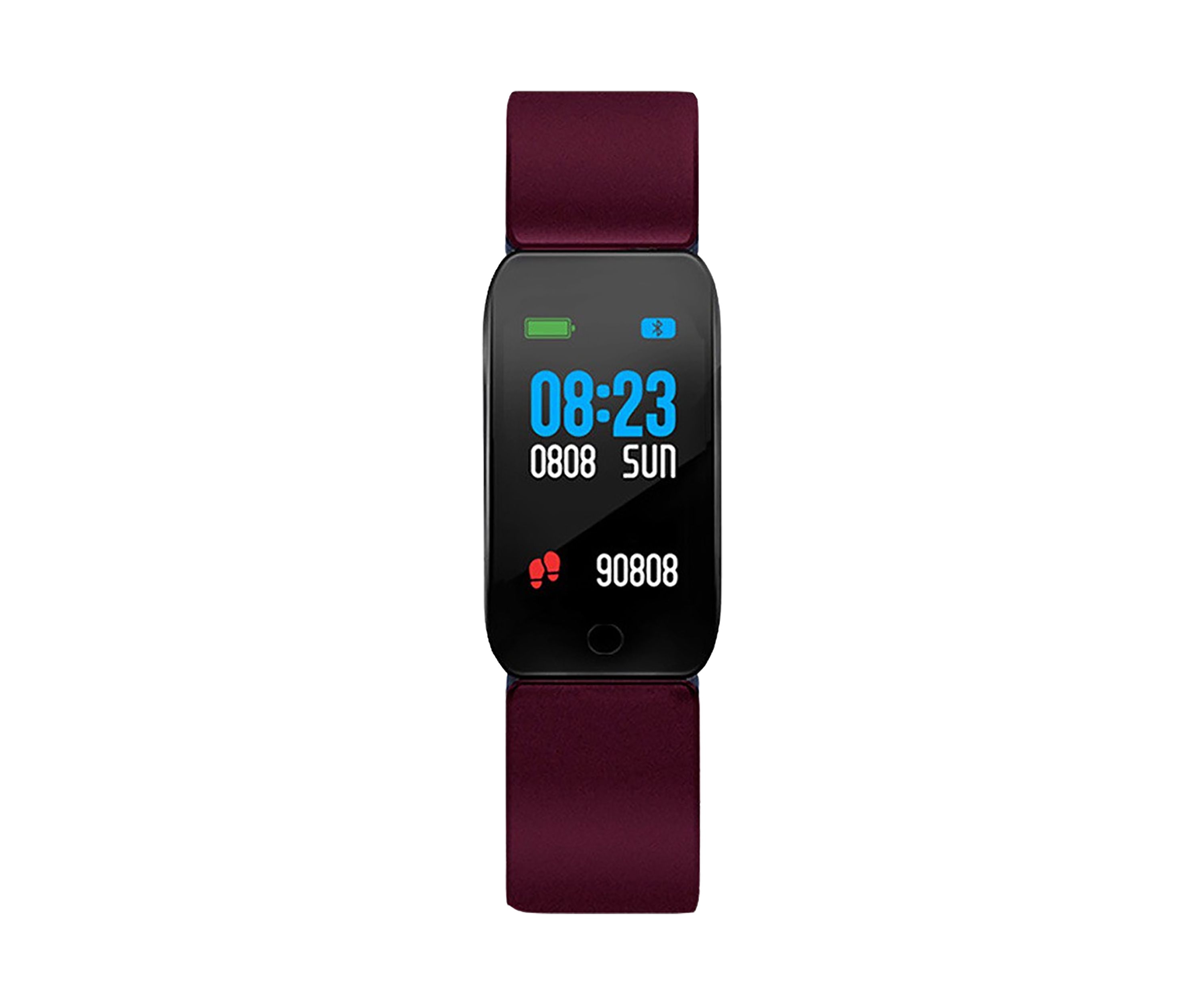 Active Touchscreen Fitness Tracker for Men and Women: Burgundy