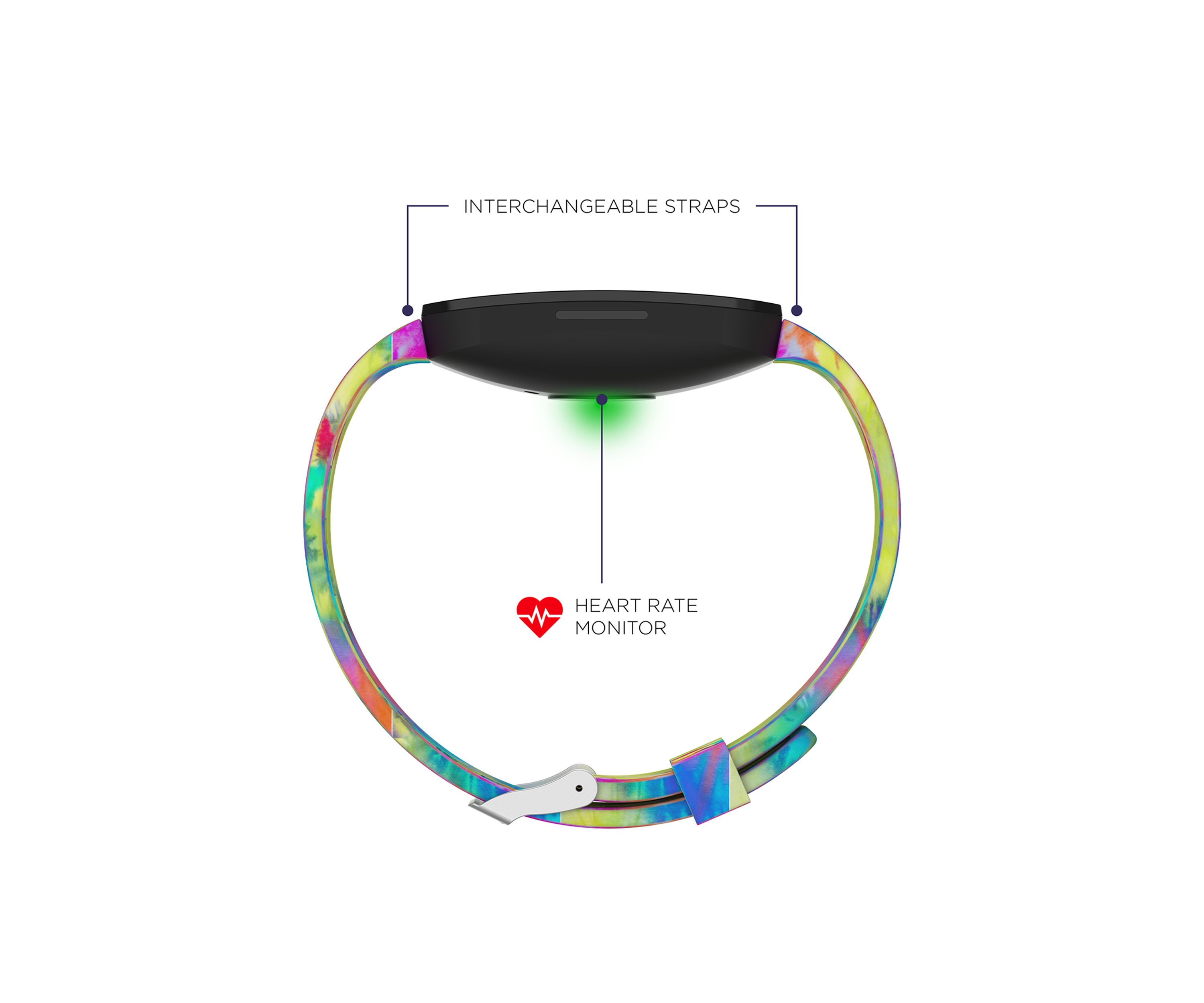Tie Dye Fitness Tracker 