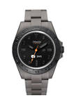 Connected Mens Hybrid Smartwatch Fitness Tracker: Gray Case with Gray Acrylic Strap