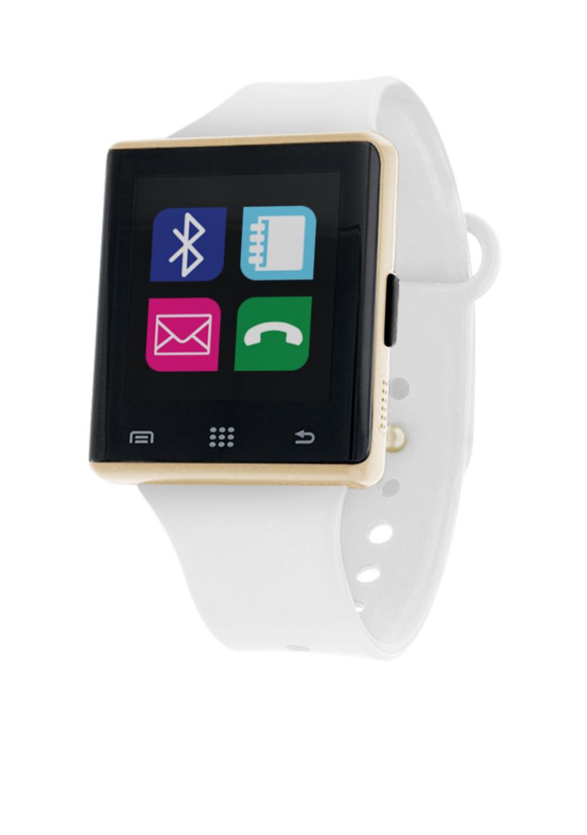 iTouch Air Smart Watch Gold and White