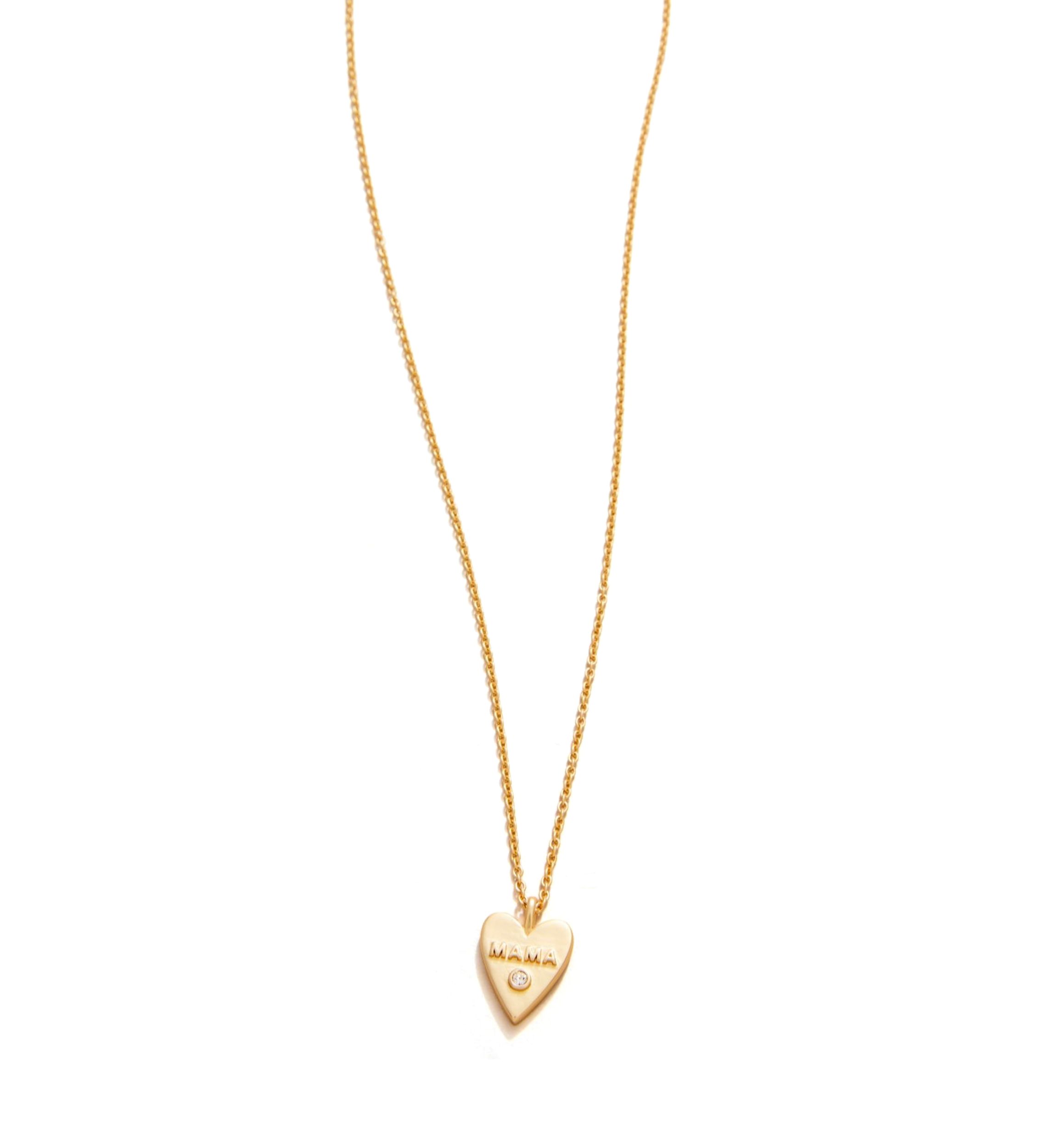 Mama Heart Pendant Necklace
