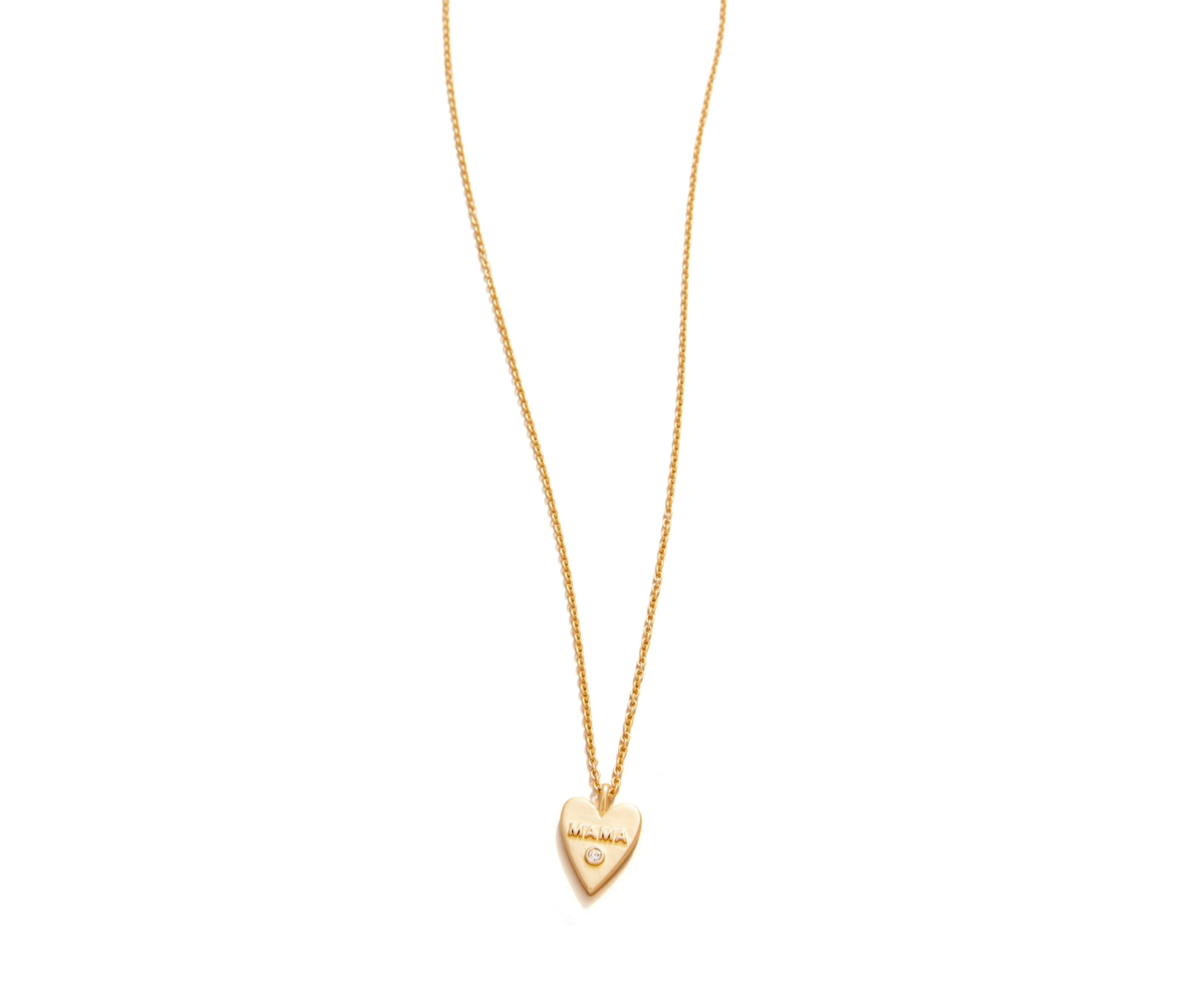 Mama Heart Pendant Necklace