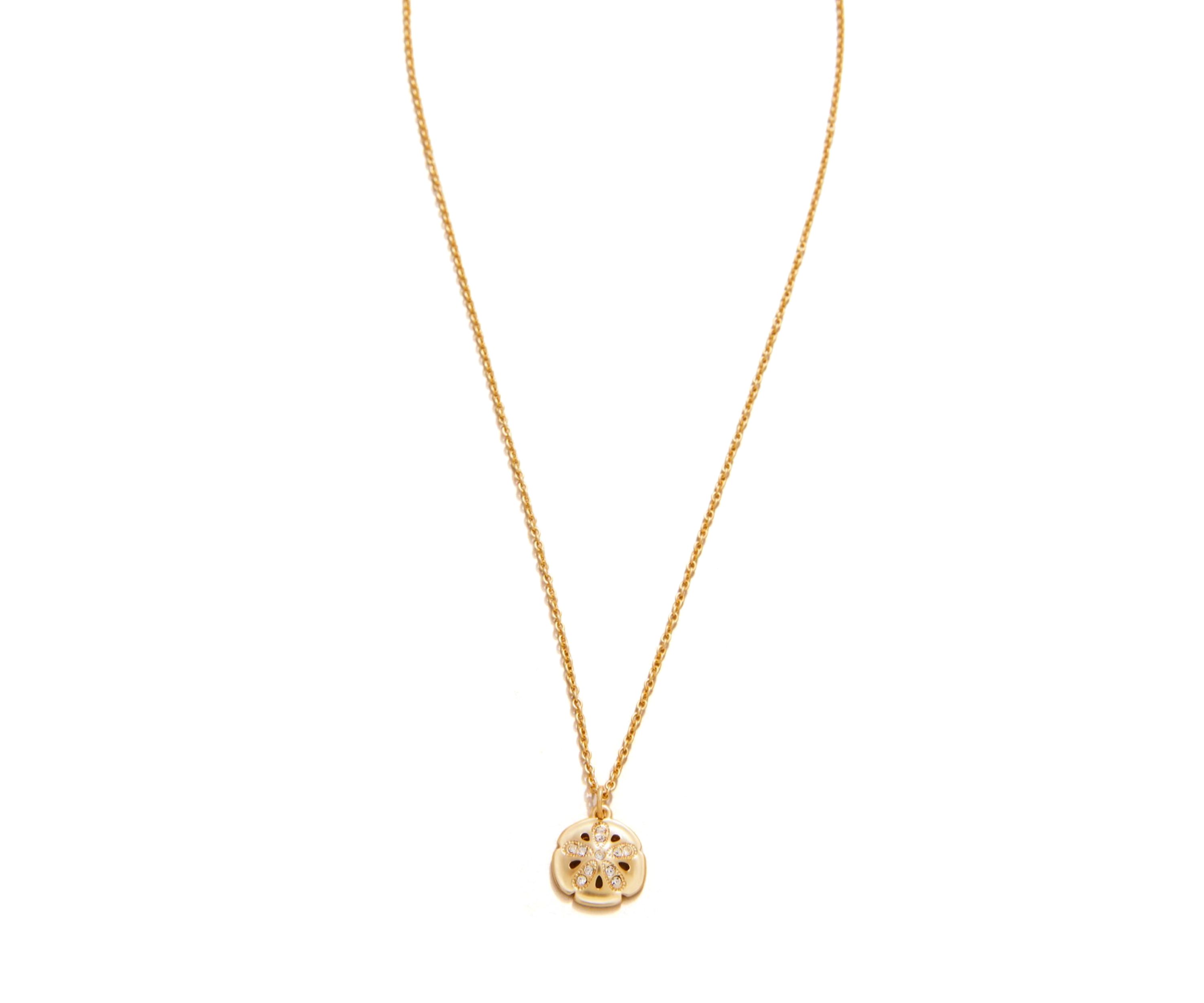 Treasured Sand Dollar Pendant Necklace