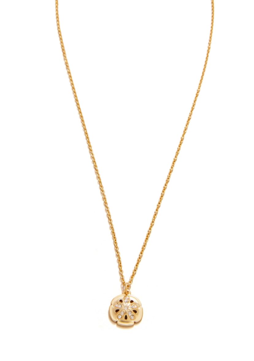 Treasured Sand Dollar Pendant Necklace