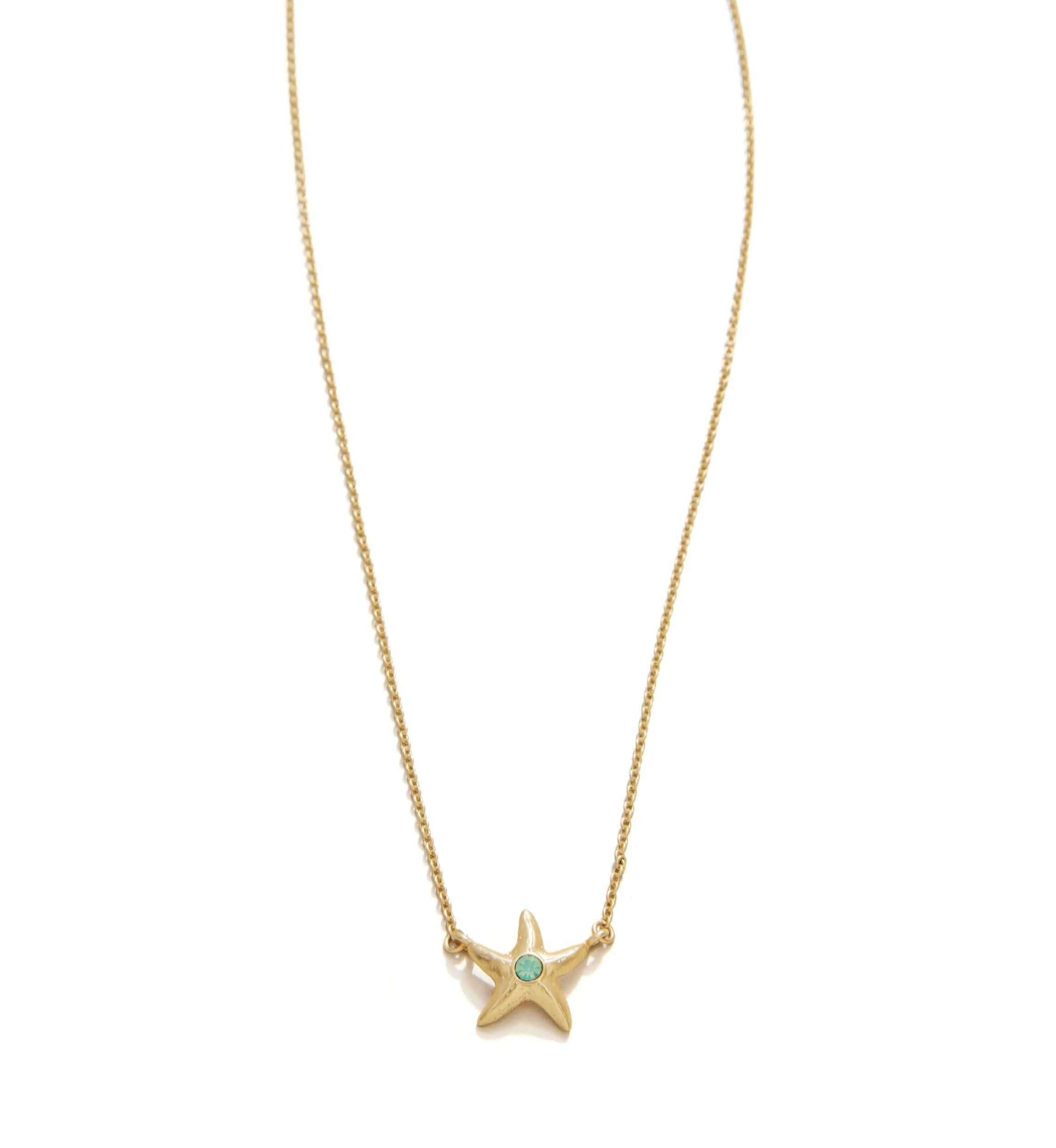 Friendship Starfish Pendant Necklace