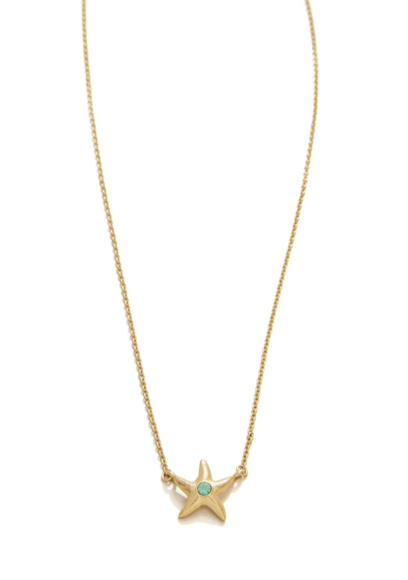 Friendship Starfish Pendant Necklace