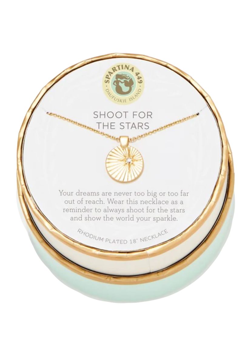 Shoot for the Stars Medallion Pendant Necklace