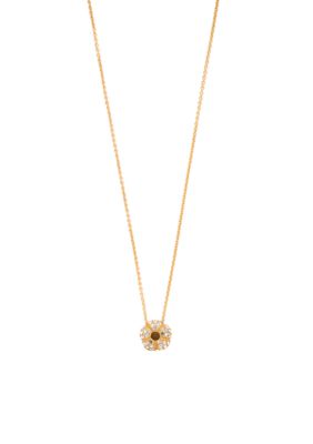 Gold-Tone Sea La Vie Sea Urchin Pendant Necklace