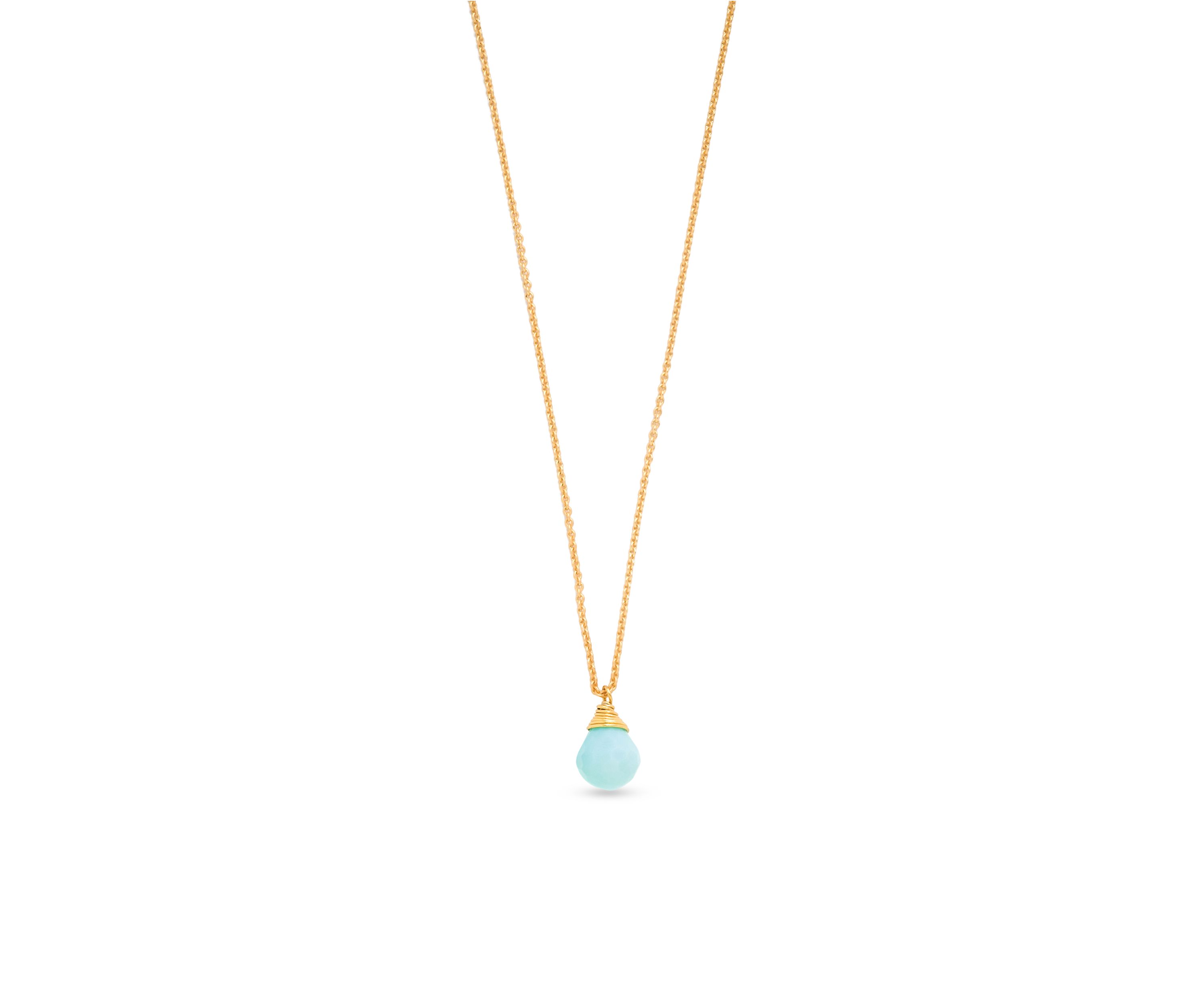 18K Gold-Plated Sea La Vie Relax Water Pendant Necklace