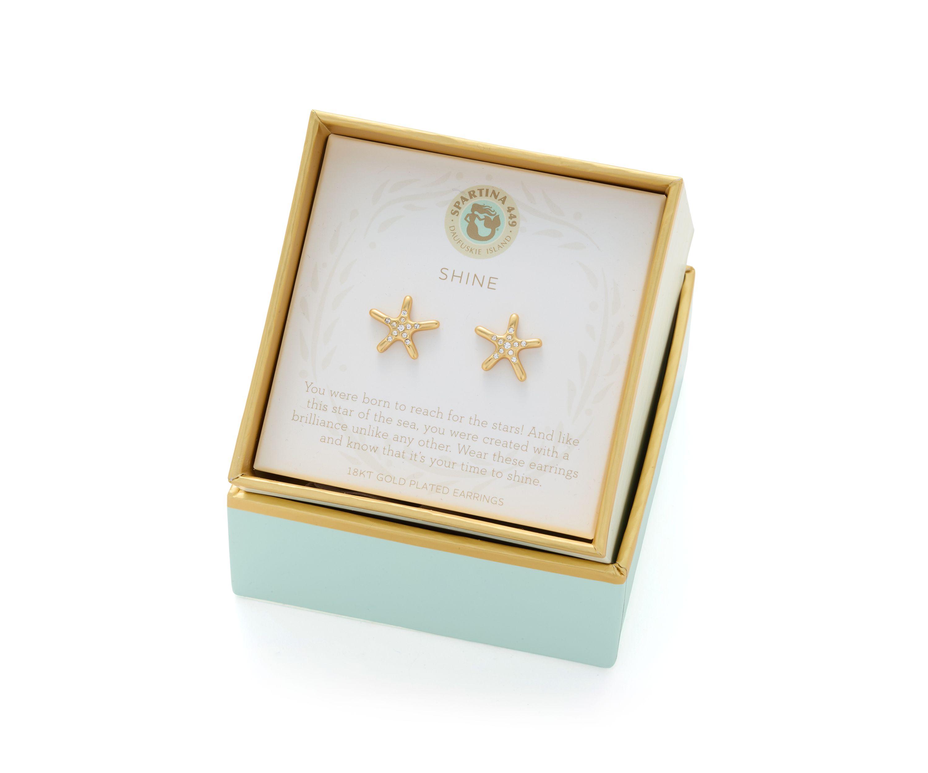 Sea La Vie Shine Starfish Stud Earrings