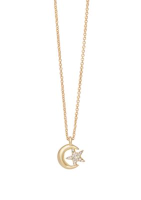 Sea La Vie Shooting Star Moon Star Necklace 