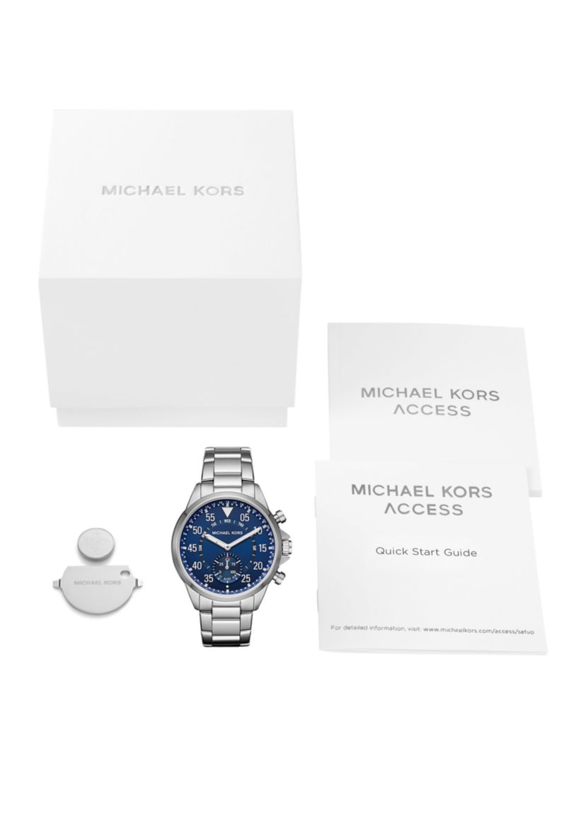 Mens Gage Stainless-Steel Hybrid Smartwatch