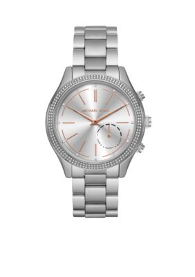 michael kors slim runway ip hybrid smartwatch