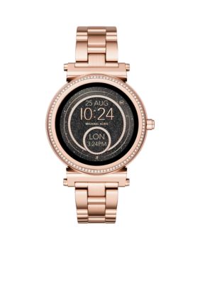 Michael Kors Access Women's Sofie Rose Gold-Tone Touchscreen Smartwatch |  belk