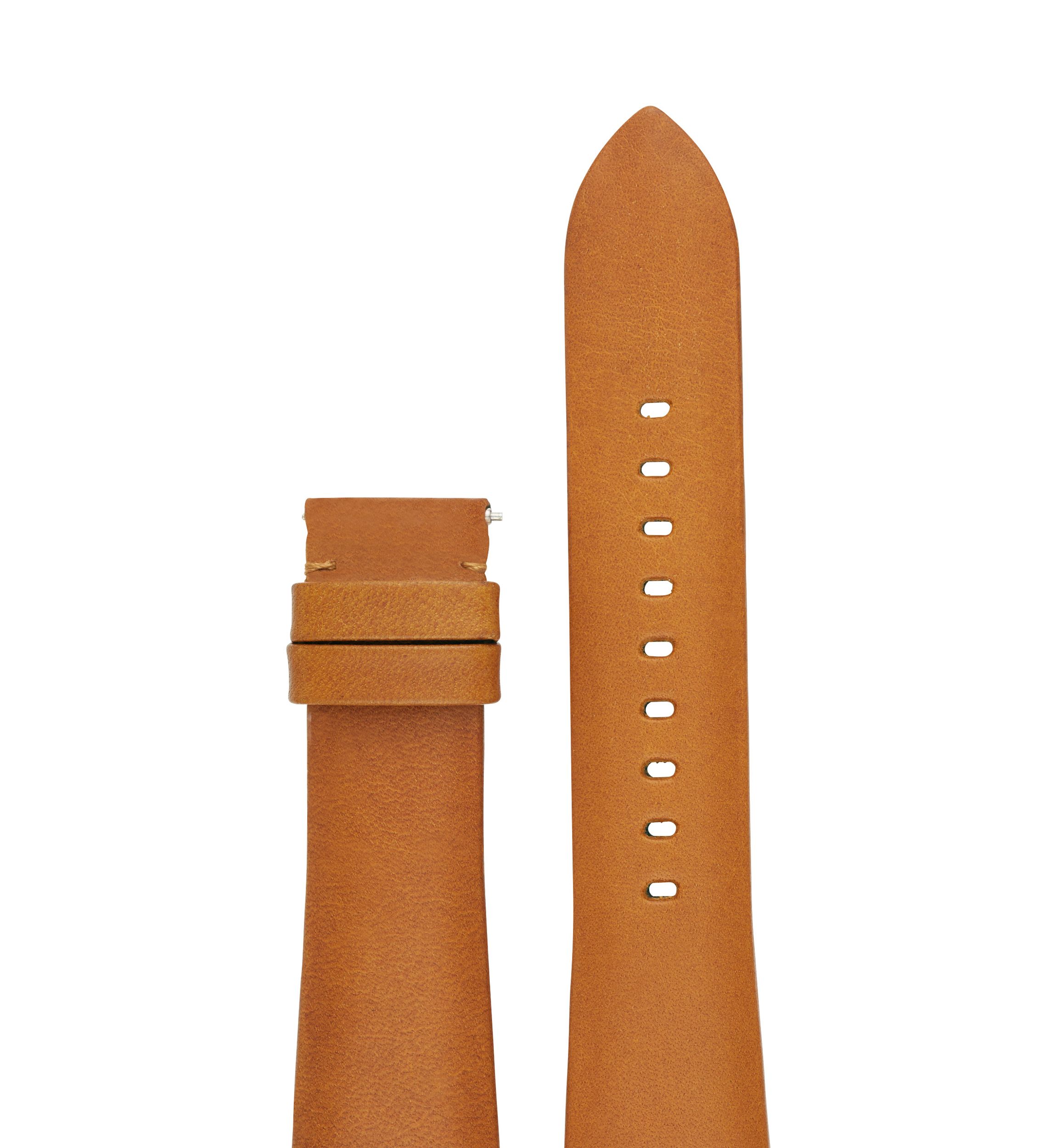 Connected Womens Bradshaw Luggage Smooth Leather Strap