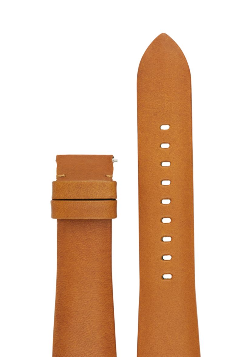 Connected Womens Bradshaw Luggage Smooth Leather Strap