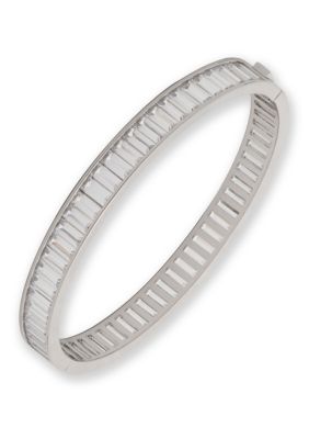 Lauren Ralph Lauren Cubic Zirconia Baguette Bangle Bracelet, Gold
