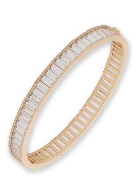 Lauren Ralph Lauren Cubic Zirconia Baguette Bangle Bracelet