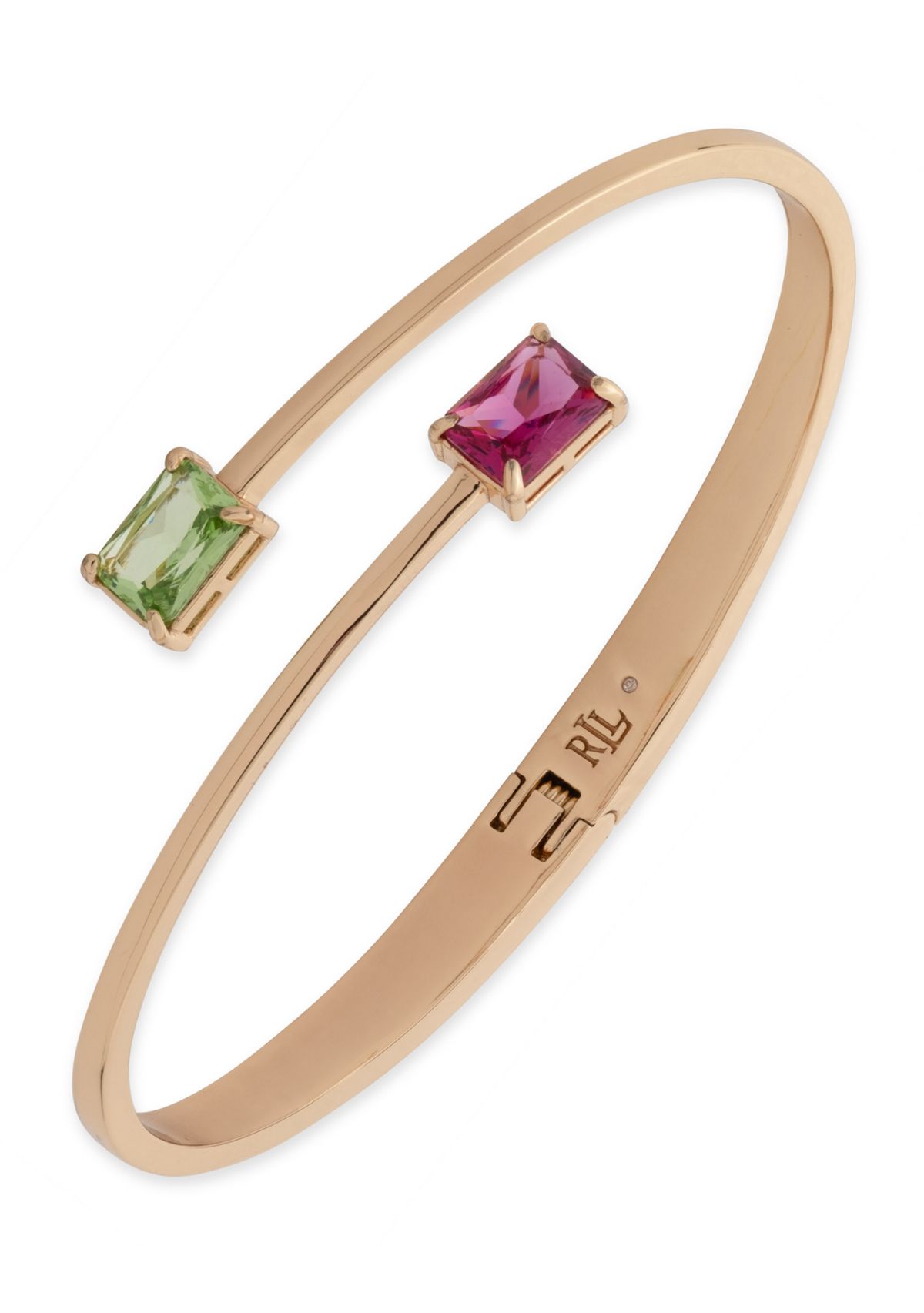 Gold Tone Bypass Cuff Bracelet