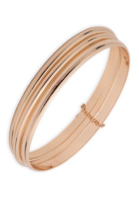 Lauren Ralph Lauren Set of 3 Logo Bangle Bracelet | Belk