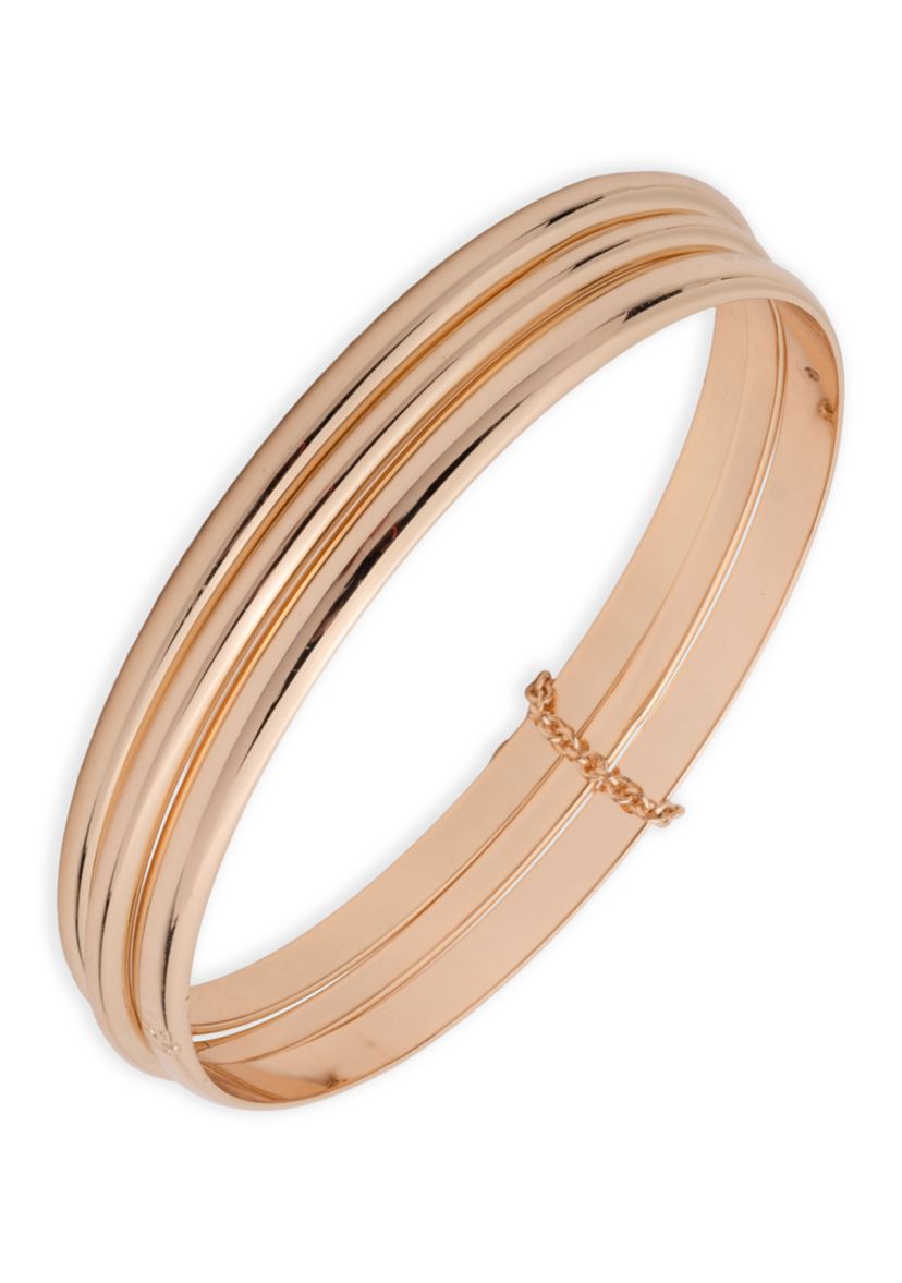 Lauren Ralph Lauren Set of 3 Logo Bangle Bracelet | Belk